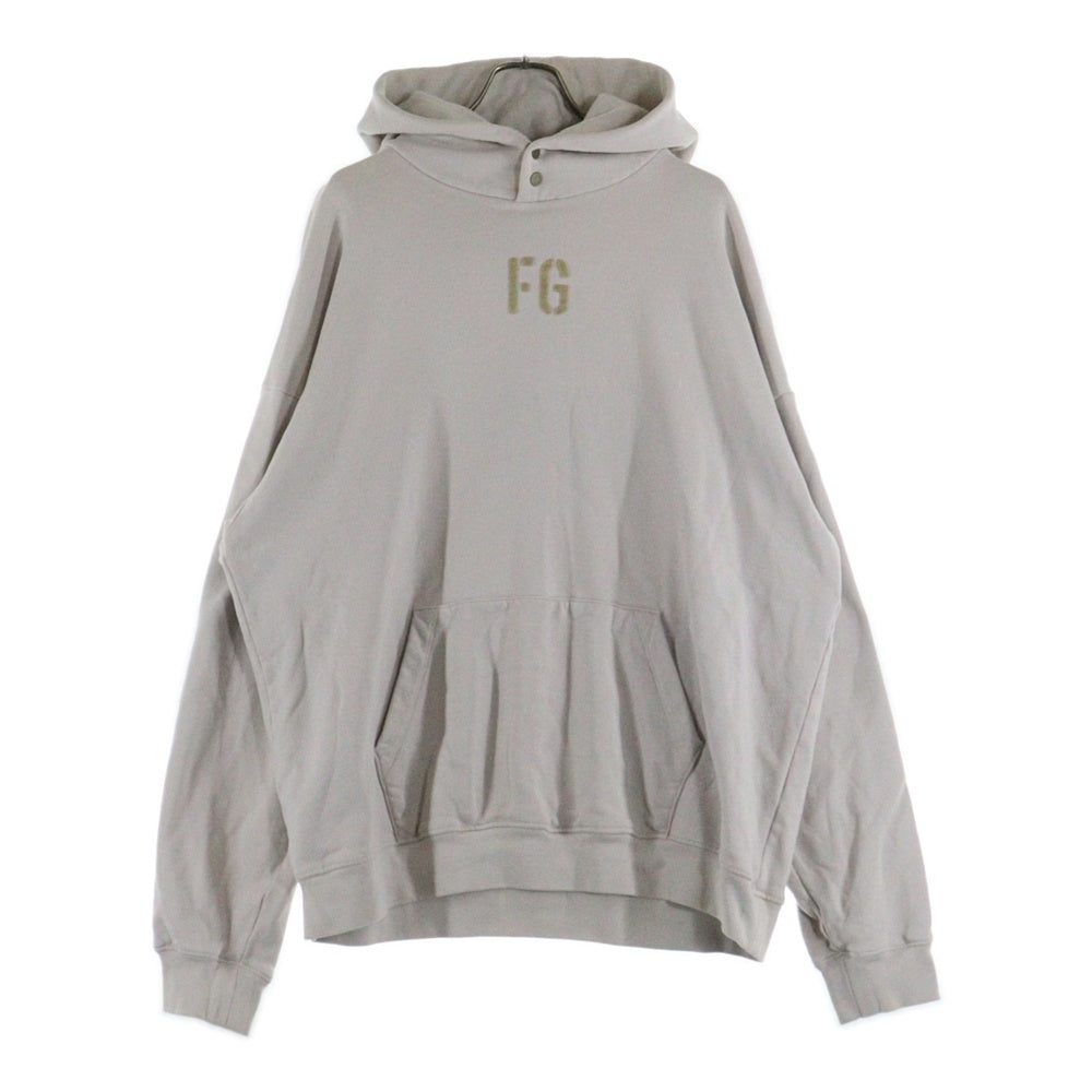 FEAR OF GOD(フィアオブゴッド) 7TH COLLECTION ヴィンテージ パリスカイ FGフロッキーロゴプルオーバーパーカー FG50-014 ベージュ