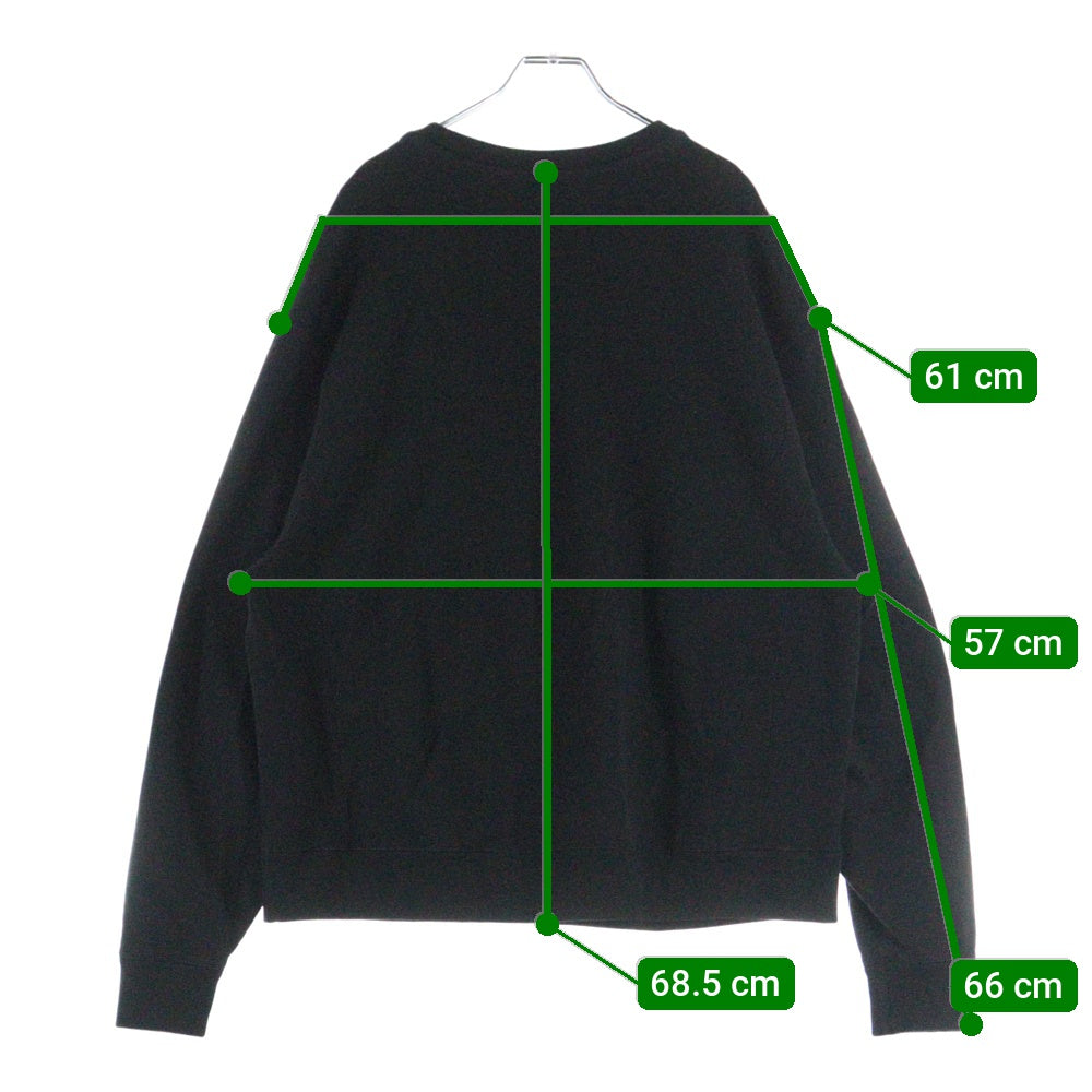 KENZO(ケンゾー) ×VERDY ヴェルディ クラシックロゴ クルーネックスウェットトレーナー FE55SW1464MG ブラック