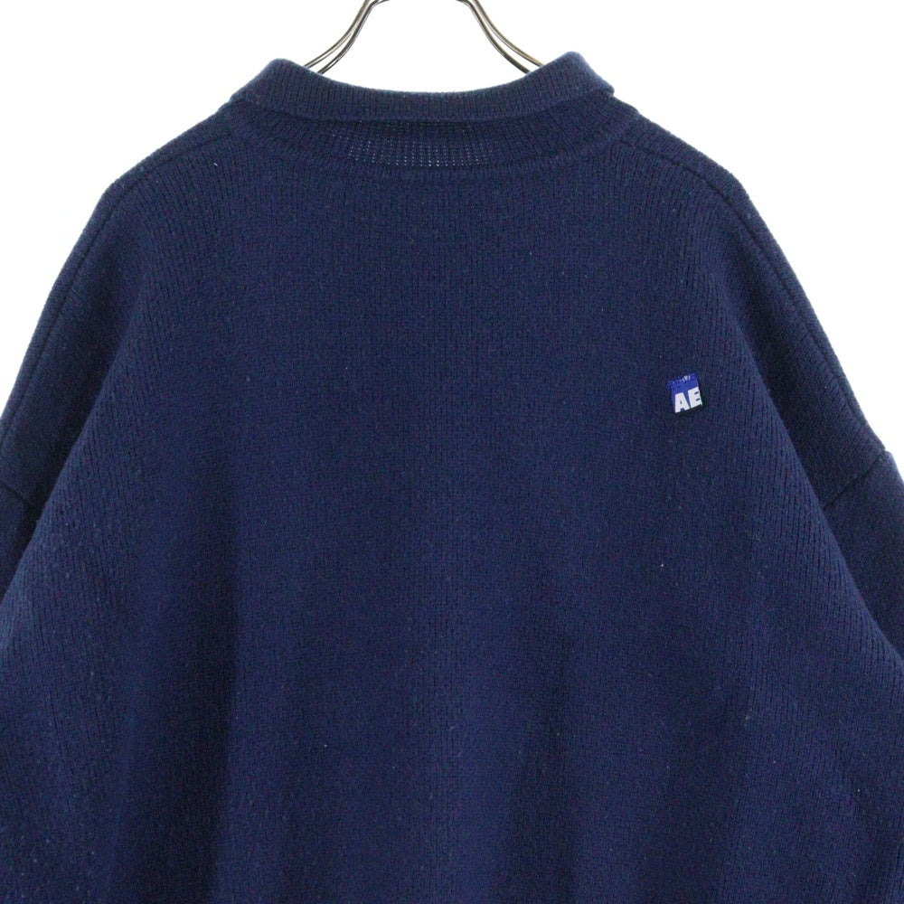 ADER ERROR(アーダーエラー) 19AW Dery pk knit ポロデザインニットセーター 19AFWKT02 ブルー
