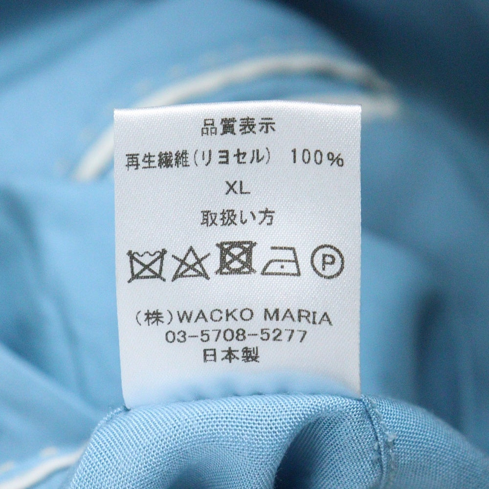 WACKO MARIA(ワコマリア) 22SS ステッチデザイン キューバ ショートパンツ ショーツ ブルー
