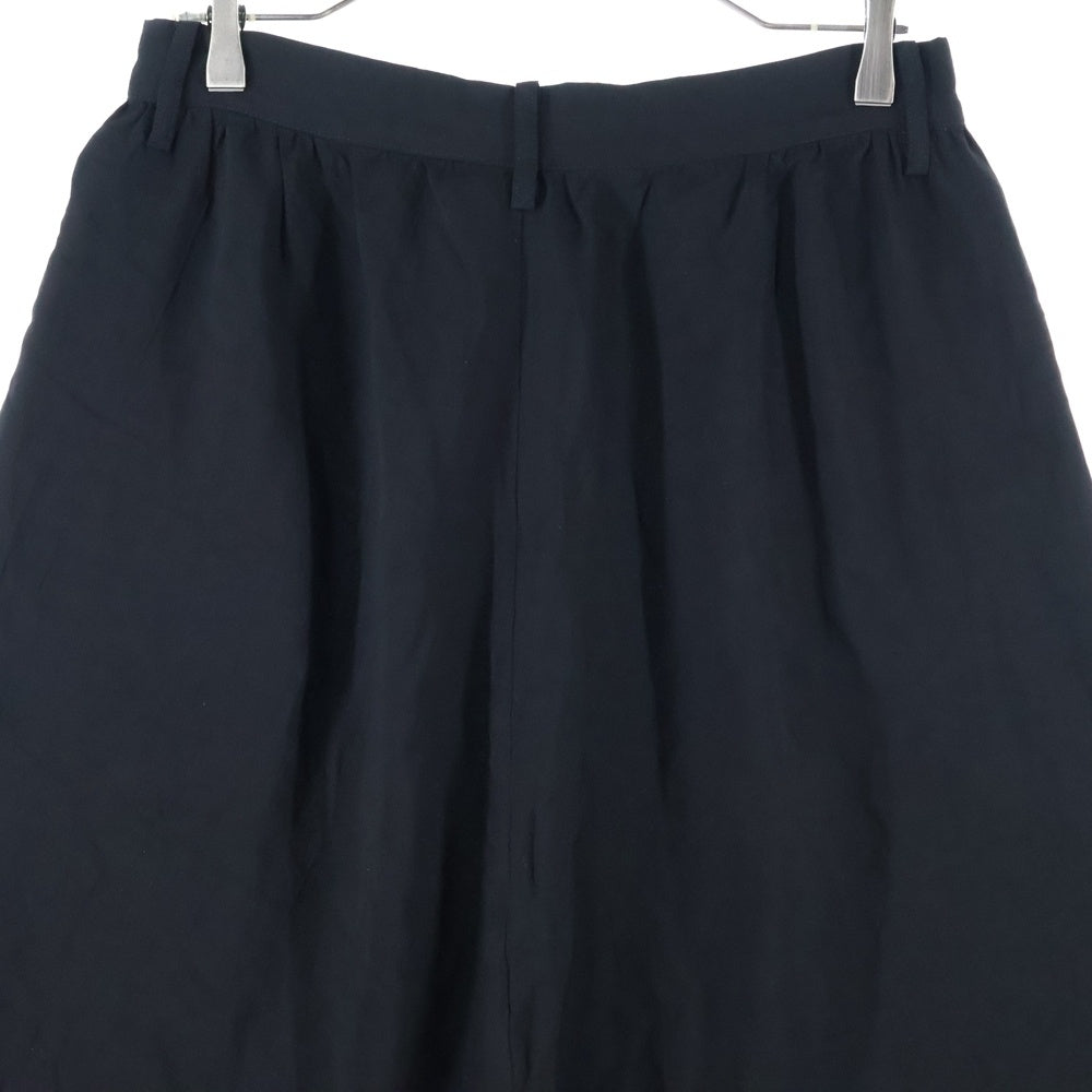LIMI feu(リミフゥ) Rayon Sarouel Pants LU-P22-200 レーヨン サルエルパンツ ブラック レディース
