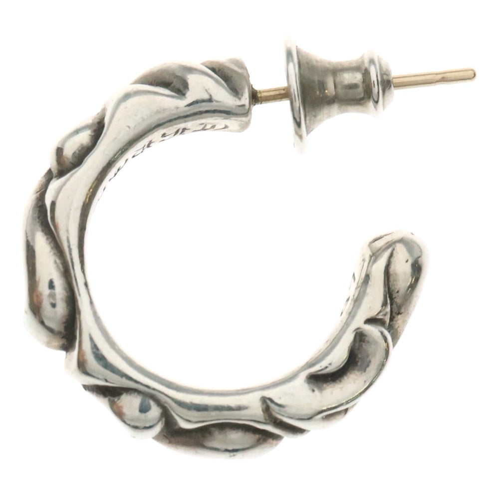 CHROME HEARTS(クロムハーツ) HOOP SCROOL スクロール フープピアス シルバー BCA102
