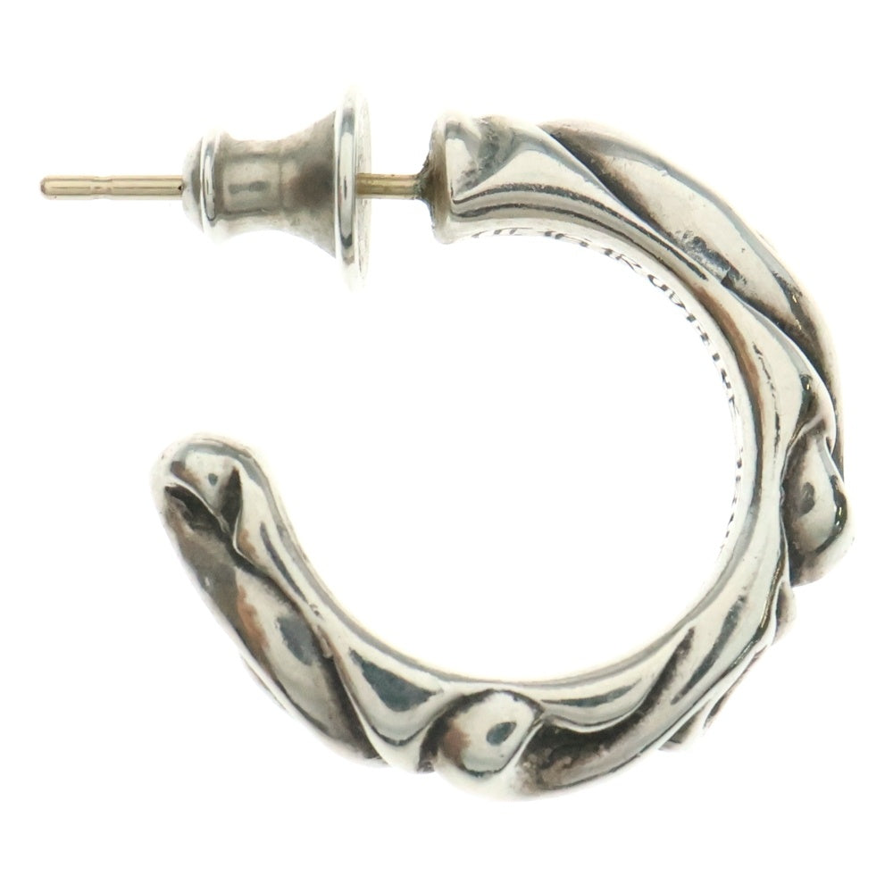 CHROME HEARTS(クロムハーツ) HOOP SCROOL スクロール フープピアス シルバー BCA102