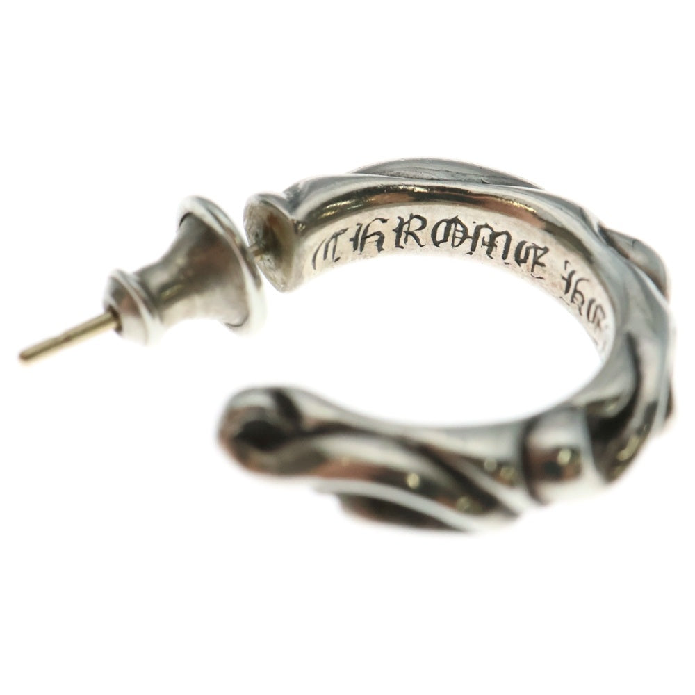 CHROME HEARTS(クロムハーツ) HOOP SCROOL スクロール フープピアス シルバー BCA102