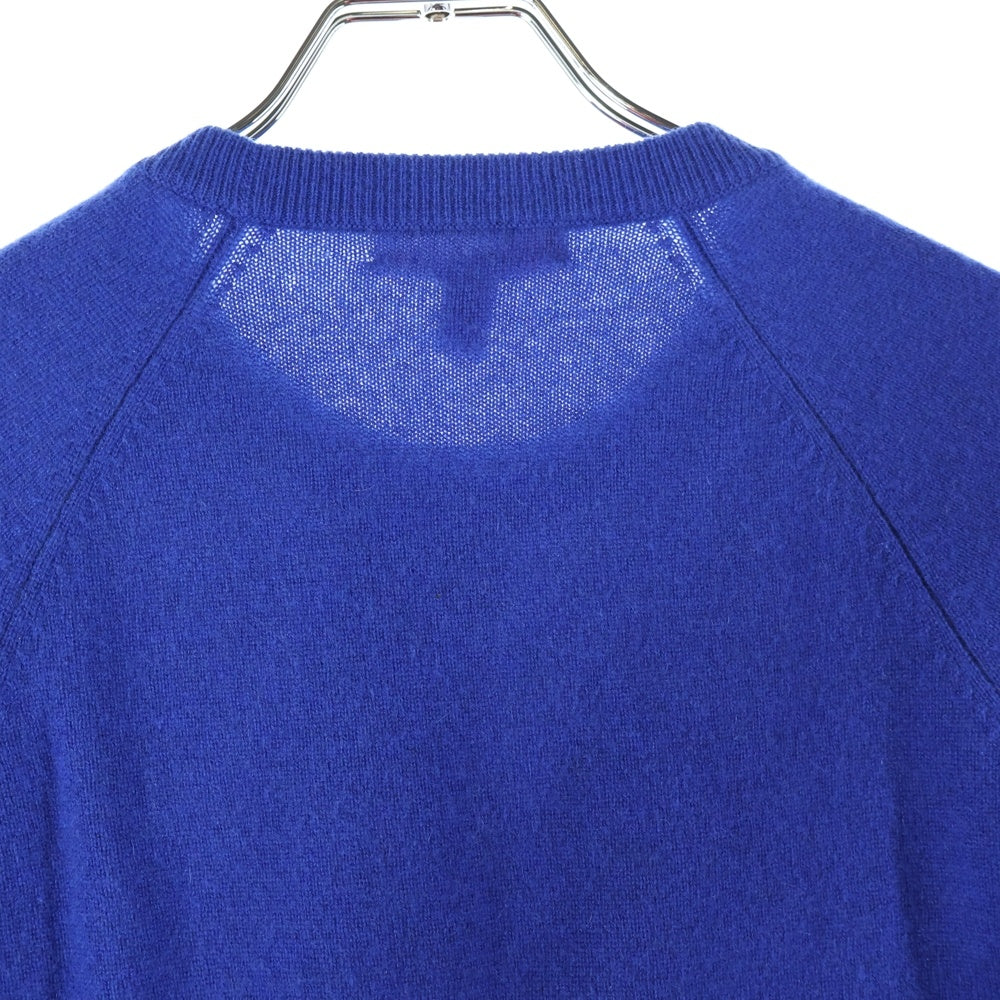SUPREME(シュプリーム) 15AW Cashmere Sweater 刺繍デザイン カシミヤ ニット セーター ブルー