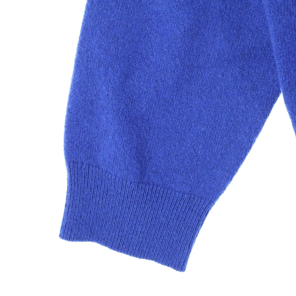 SUPREME(シュプリーム) 15AW Cashmere Sweater 刺繍デザイン カシミヤ ニット セーター ブルー