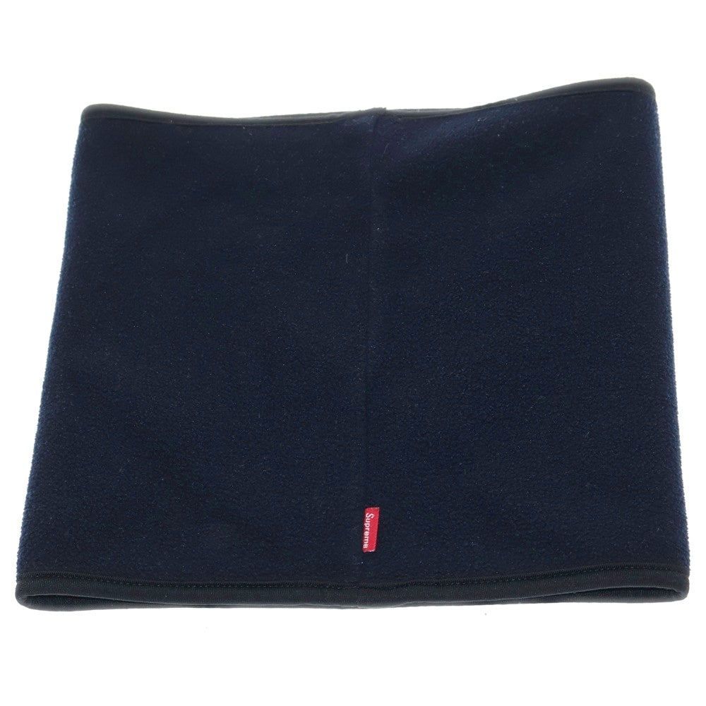 SUPREME(シュプリーム) 16AW Polartec Fleece Neck Gaiter クラシックロゴ ポーラテック フリースネックウォーマー ネイビー