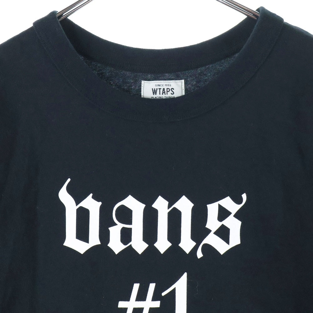 WTAPS(ダブルタップス) 16SS VANS VAULT DESIGN TEE 161ATVND-CSM01S バンズボルト 半袖Tシャツ カットソー ブラック