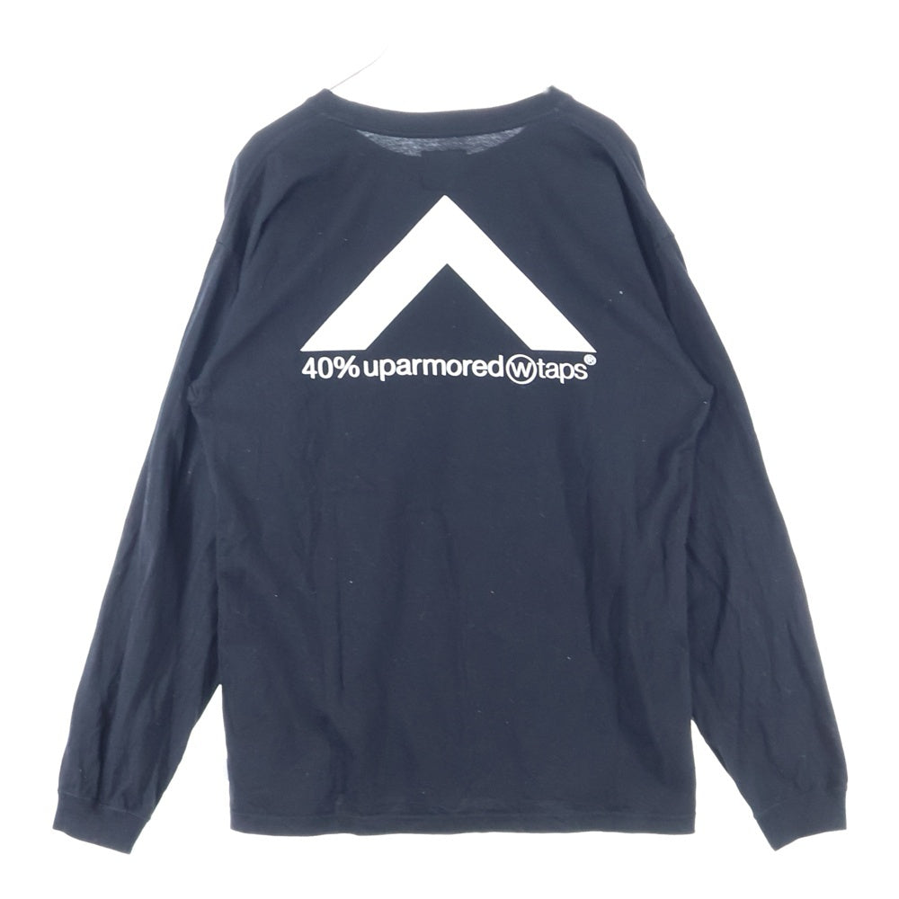 WTAPS(ダブルタップス) 20AW 40PCT UPARMORED L/S 202ATDT-LT02S バックプリント クルーネック長袖Tシャツ ホワイト