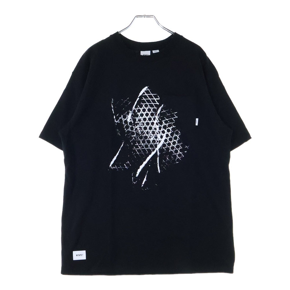WTAPS(ダブルタップス) 20AW ×VANS Short Sleeve Shirt VN0A4TRDBLK バンズ 両面プリント 半袖Tシャツ カットソー ブラック