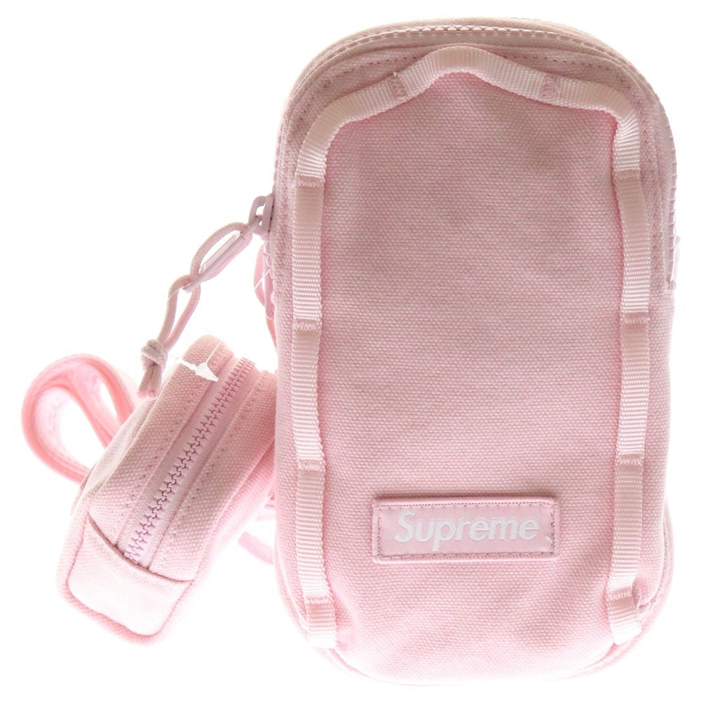 SUPREME(シュプリーム) 25SS Camera Bag+Mini Pouch スモールボックスロゴ カメラバッグ ミニポーチ付 ライトピンク