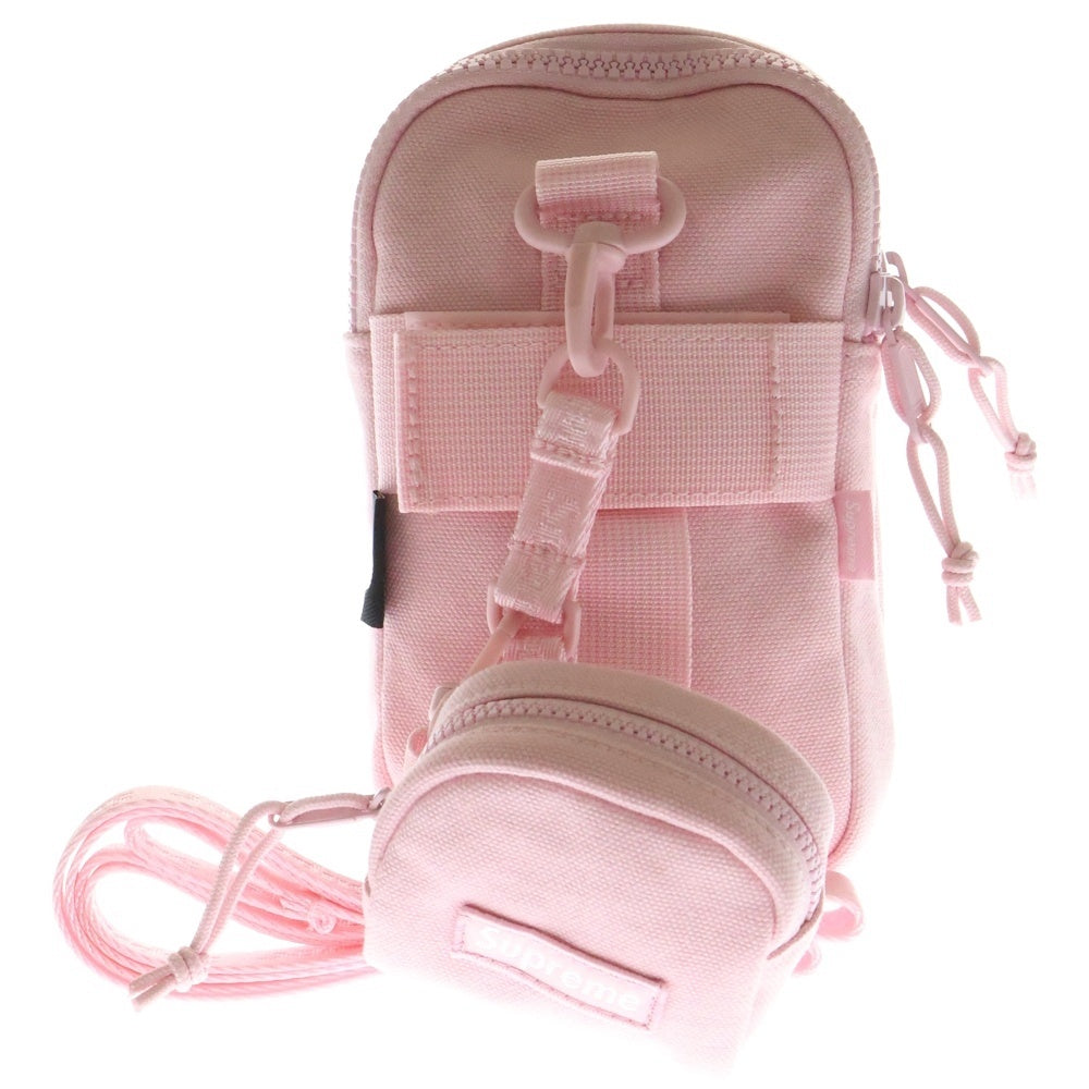 SUPREME(シュプリーム) 25SS Camera Bag+Mini Pouch スモールボックスロゴ カメラバッグ ミニポーチ付 ライトピンク