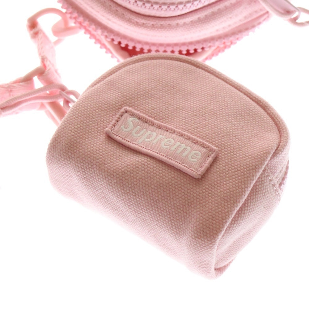 SUPREME(シュプリーム) 25SS Camera Bag+Mini Pouch スモールボックスロゴ カメラバッグ ミニポーチ付 ライトピンク