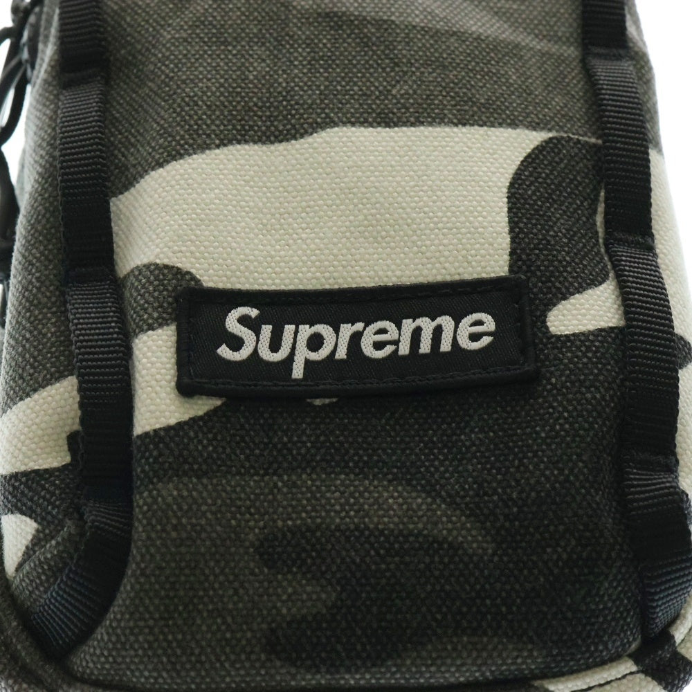 SUPREME(シュプリーム) 25SS Camera Bag+Mini Pouch スモールボックスロゴ カメラバッグ ミニポーチ付 カモフラ グレー