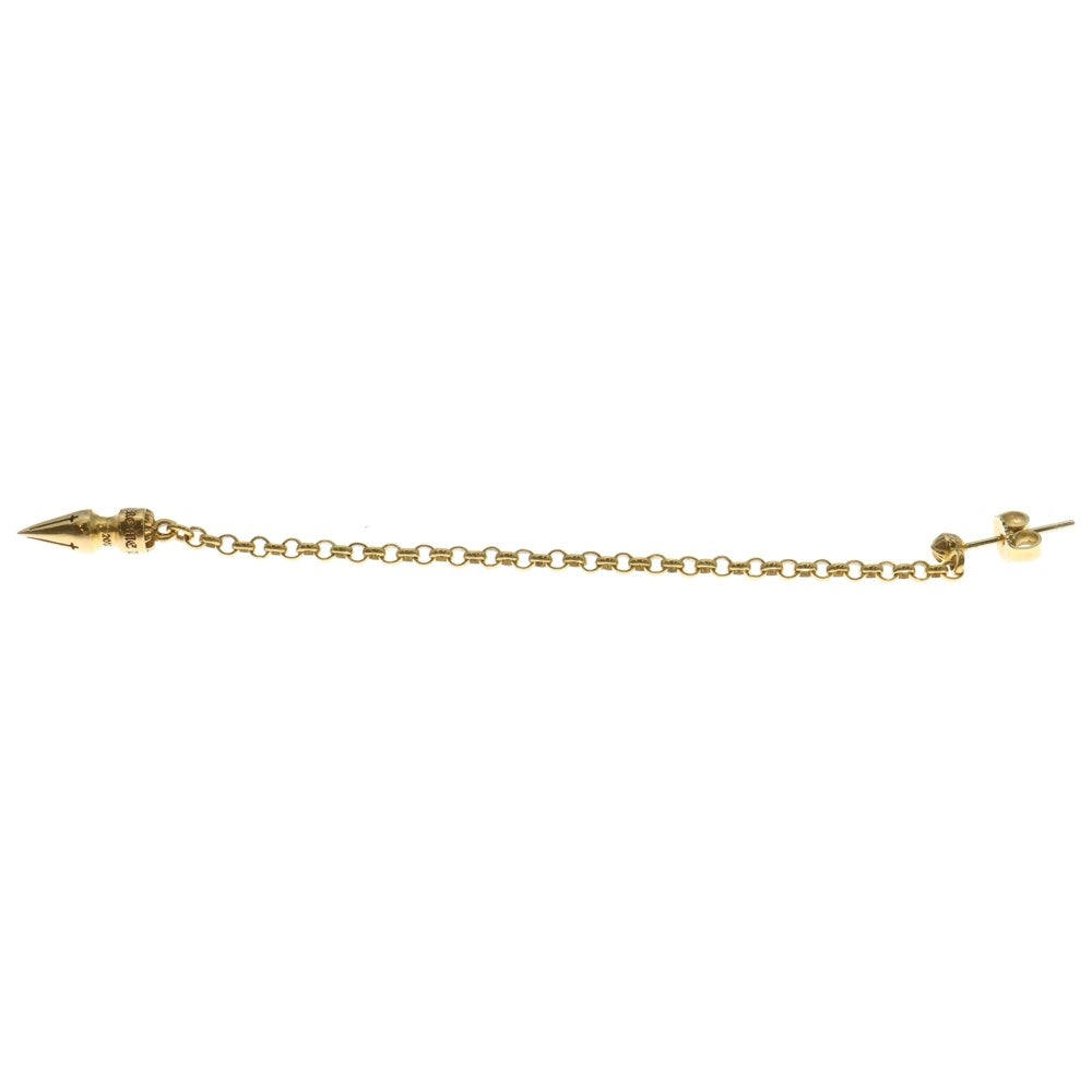 CHROME HEARTS(クロムハーツ) 22K CHAIN SPIKE DROP チェーンドロップスパイクピアス ゴールド