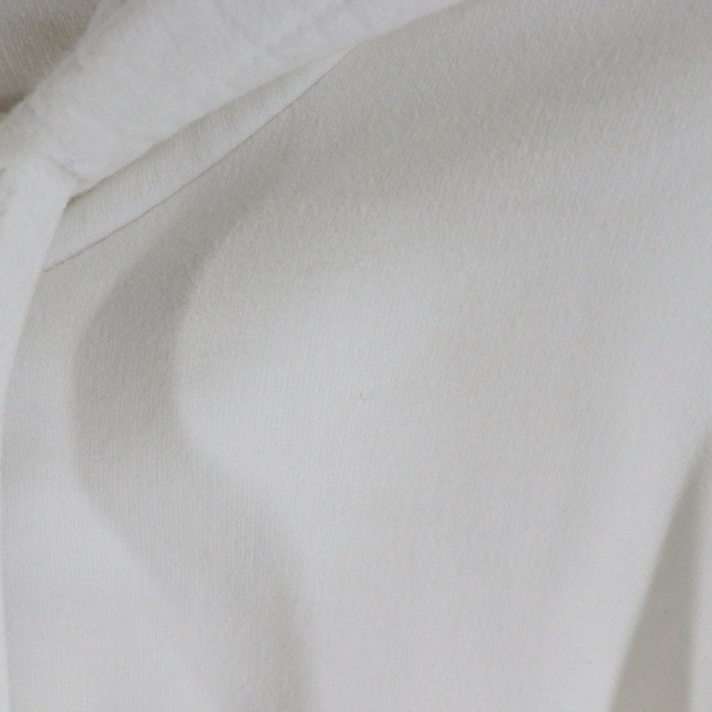 CHROME HEARTS(クロムハーツ) SWTSHRT HD ZIP バックホースシュー 袖フローラルプリント ジップアップフーディーパーカー ホワイト
