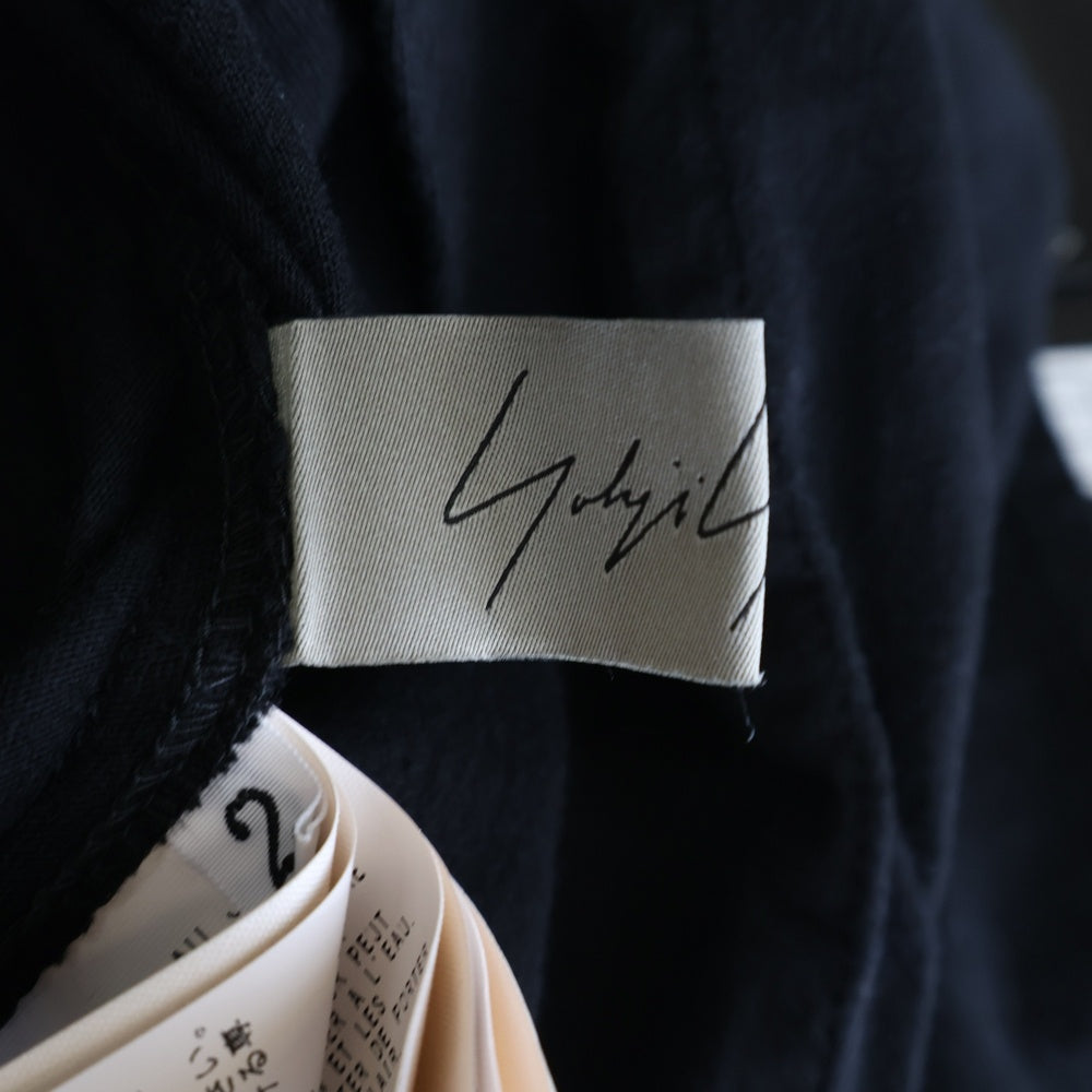 Yohji Yamamoto FEMME(ヨウジヤマモトファム) 22SS アシンメトリーデザイン シャツ FG-B06-829 ブラック
