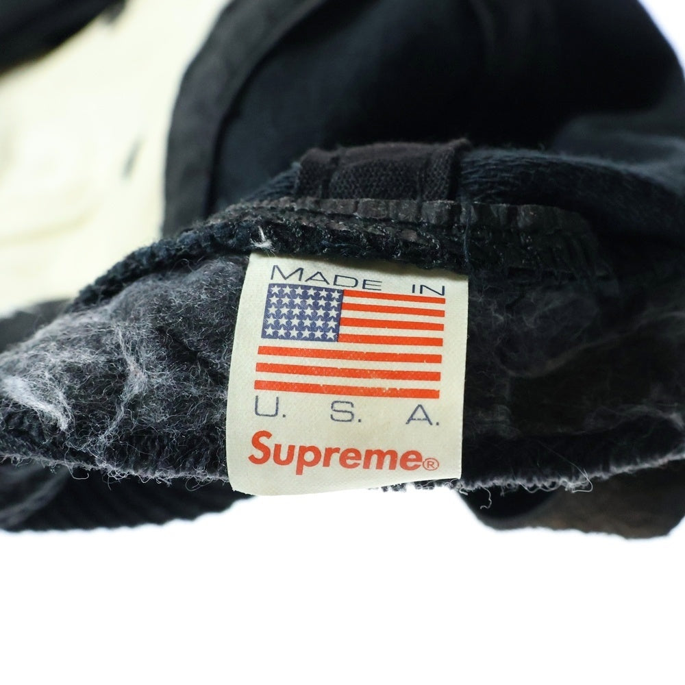 SUPREME(シュプリーム) 17SS Corduroy S Logo 6-Panel Cap コーデュロイ Sロゴ 6パネルキャップ 帽子 ブラック