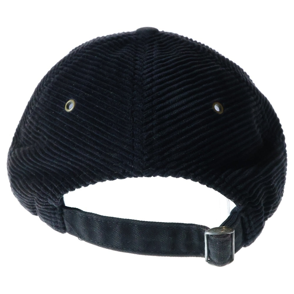 SUPREME(シュプリーム) 15AW Cord Classic Logo 6-Panel Cap コードクラシックロゴ 6パネルキャップ 帽子 ブラック