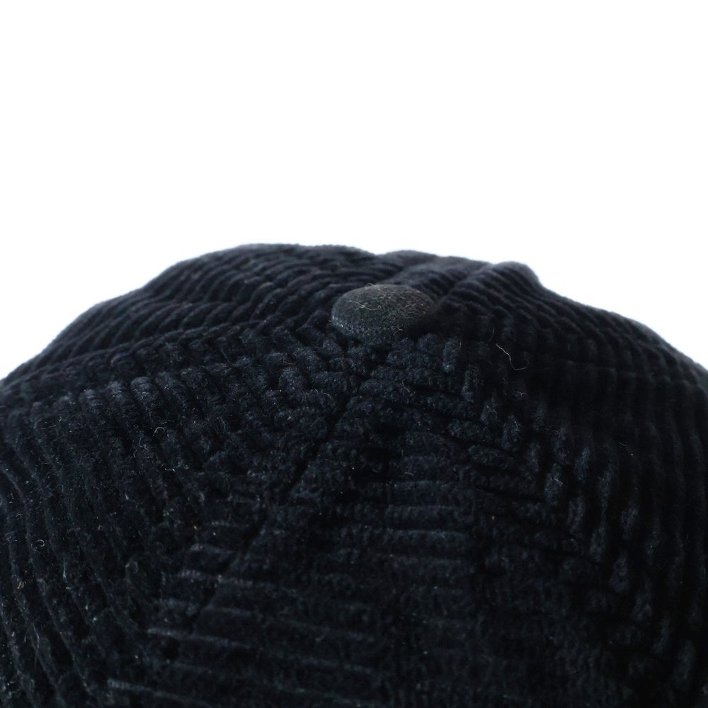 SUPREME(シュプリーム) 15AW Cord Classic Logo 6-Panel Cap コードクラシックロゴ 6パネルキャップ 帽子 ブラック