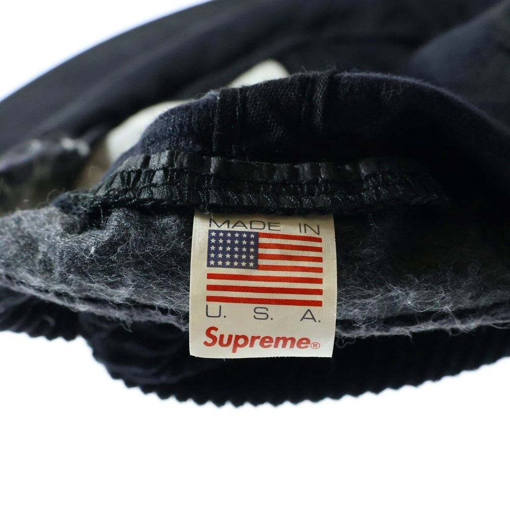 SUPREME(シュプリーム) 15AW Cord Classic Logo 6-Panel Cap コードクラシックロゴ 6パネルキャップ 帽子 ブラック