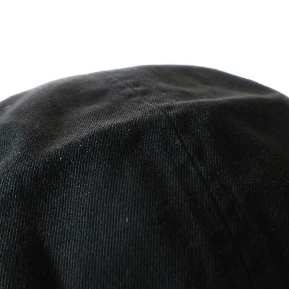 SUPREME(シュプリーム) 18SS Washed Chino Twill Camp Cap ボックスロゴ ウォッシュドチノツイルキャンプキャップ 帽子 ブラック