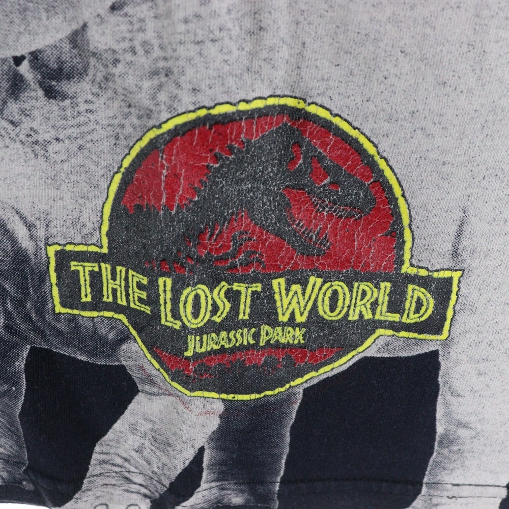 VINTAGE(ヴィンテージ) 90s VINTAGE THE LOST WORLD JURASSIC PARK ジェラシックパーク プリント半袖Tシャツ ブラック