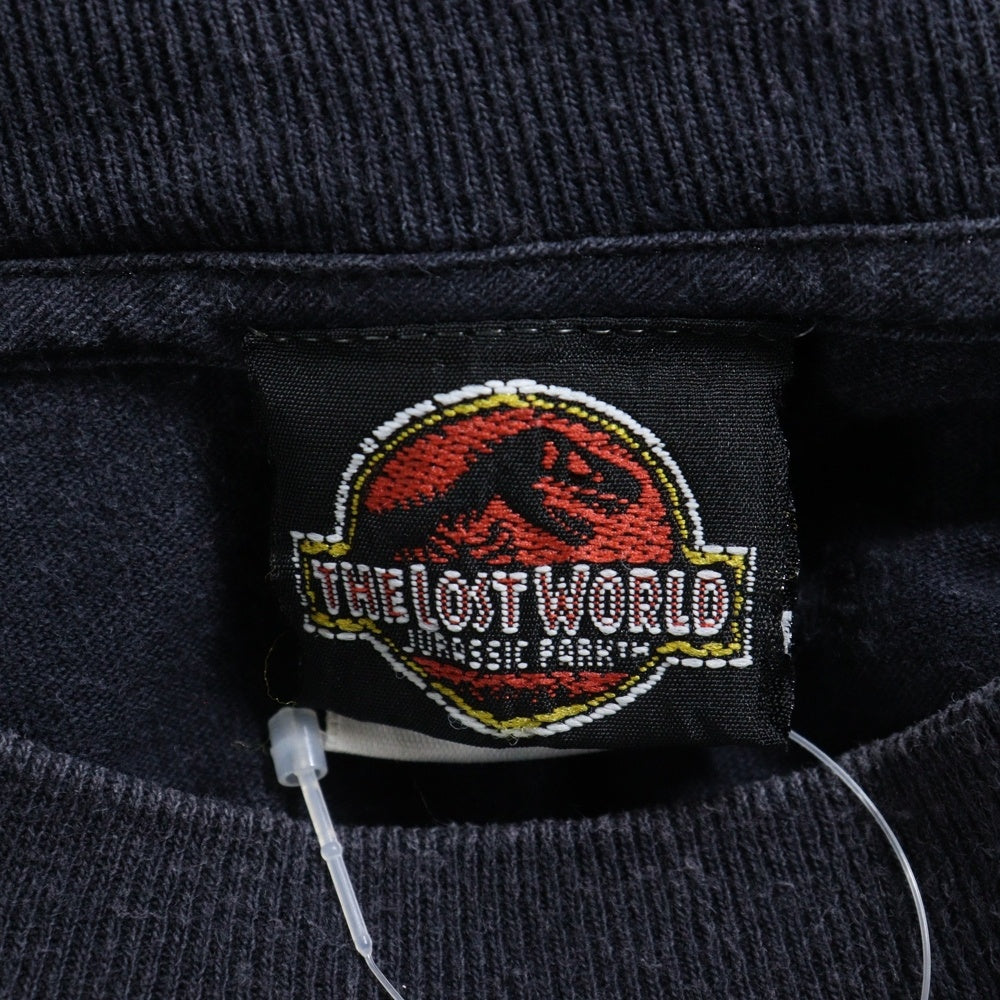 VINTAGE(ヴィンテージ) 90s VINTAGE THE LOST WORLD JURASSIC PARK ジェラシックパーク プリント半袖Tシャツ ブラック