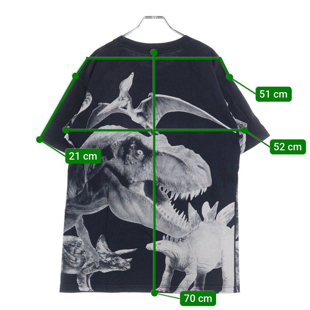 VINTAGE(ヴィンテージ) 90s VINTAGE THE LOST WORLD JURASSIC PARK ジェラシックパーク プリント半袖Tシャツ ブラック