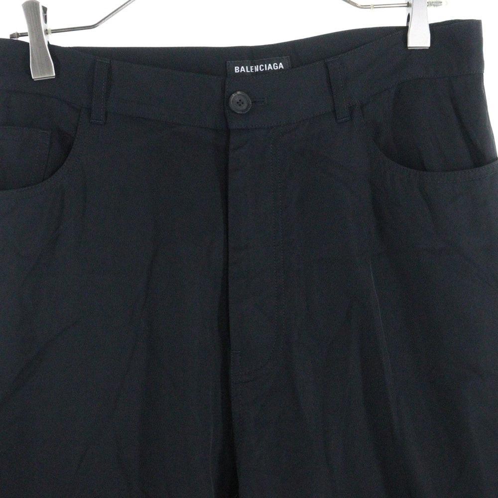BALENCIAGA(バレンシアガ) 22SS Fluid Pant フルイドトラウザーズスラックスパンツ 681369 TJO25 ブラック