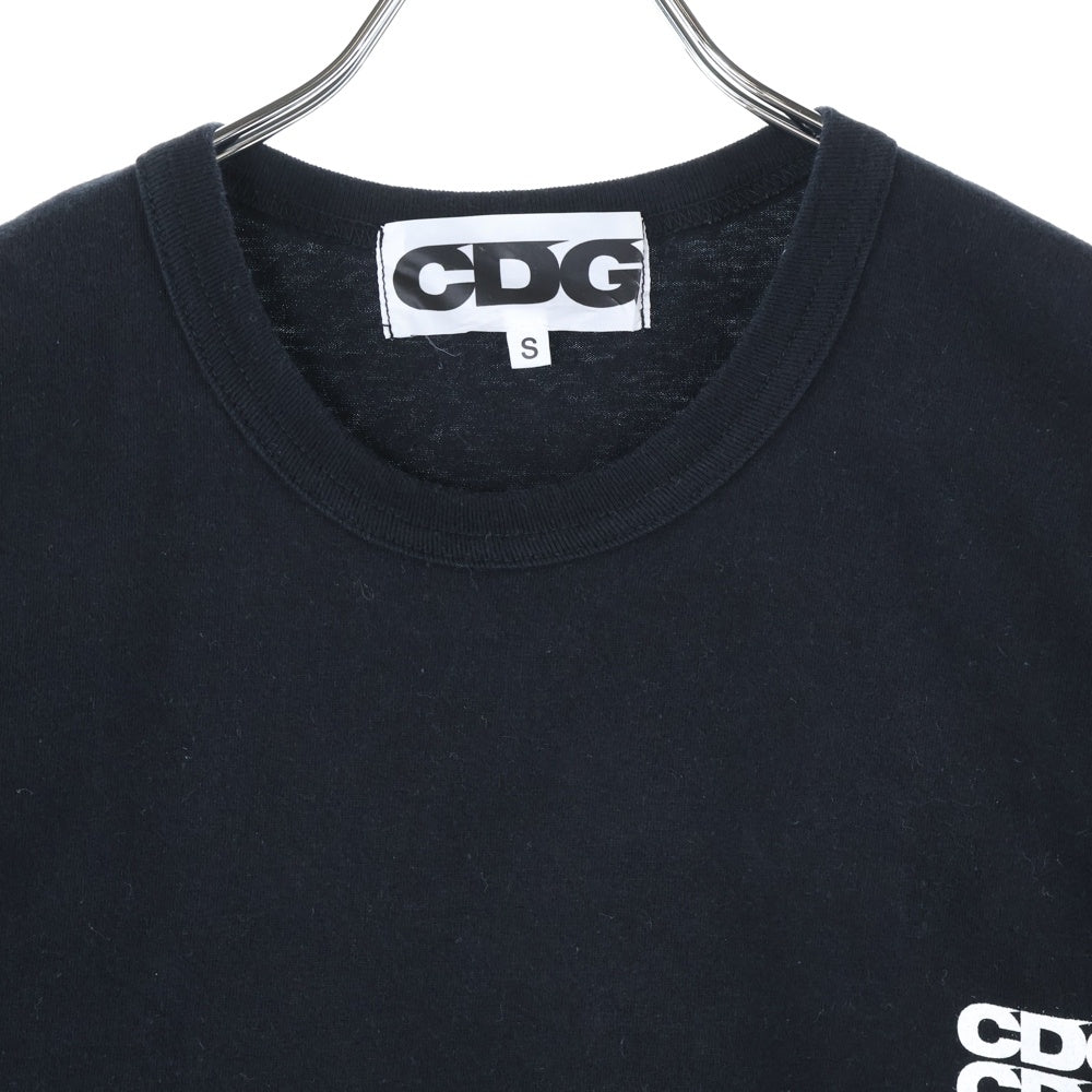 COMME des GARCONS(コムデギャルソン) ワンポイントロゴ 半袖Tシャツ カットソー SZ-T056 ブラック