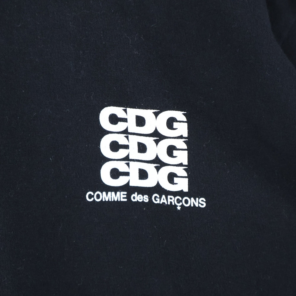 COMME des GARCONS(コムデギャルソン) ワンポイントロゴ 半袖Tシャツ カットソー SZ-T056 ブラック