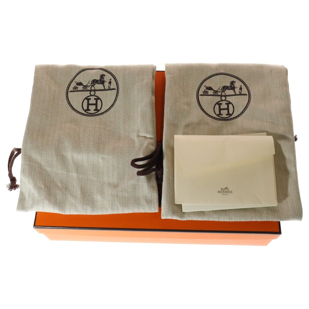 HERMES(エルメス) オラン Hロゴ レザーフラットサンダル オレンジ 202272Z レディース