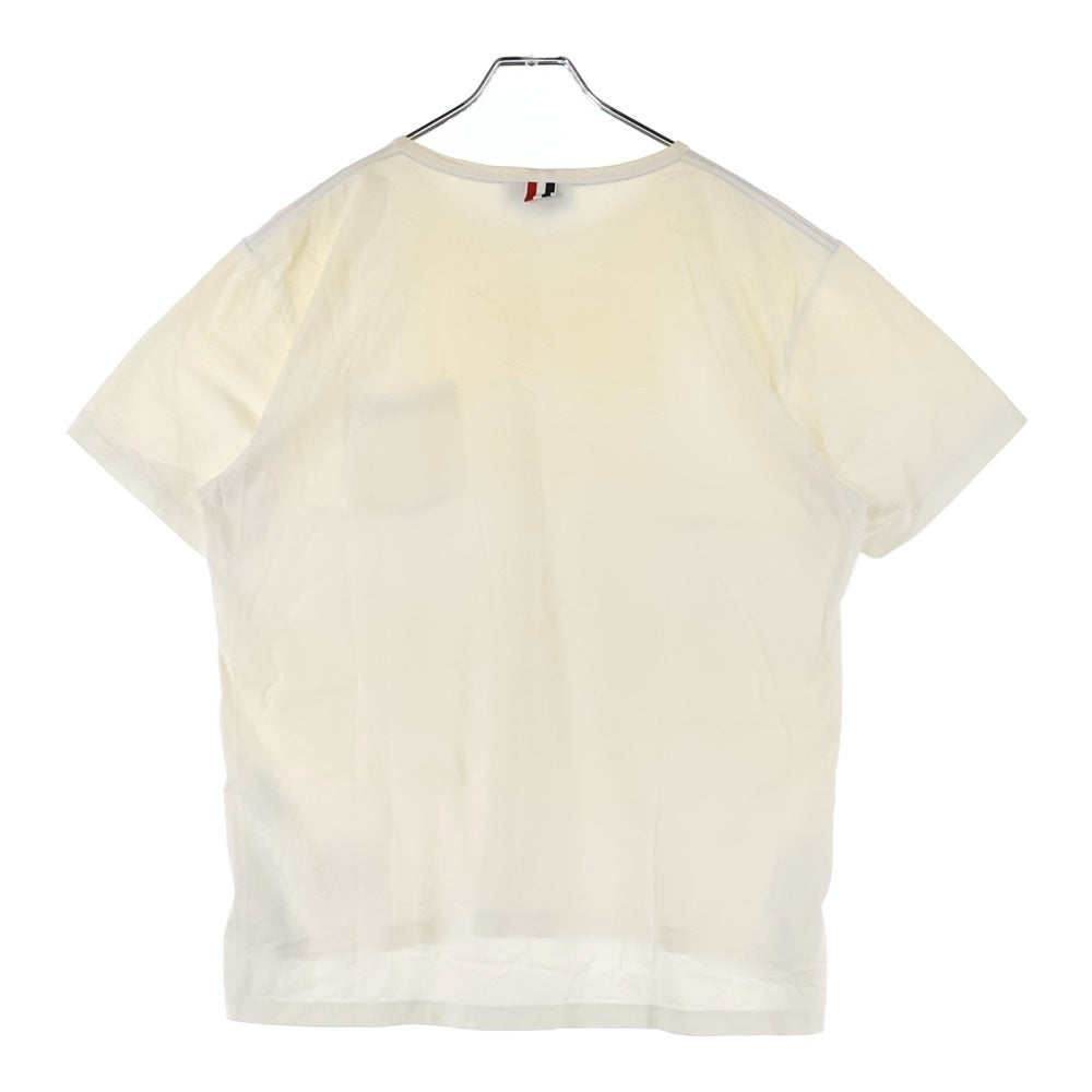 THOM BROWNE(トムブラウン) 23AW Pocket Tee MJS010A-01454-100 ジャージー ポケット 半袖Tシャツ カットソー ホワイト