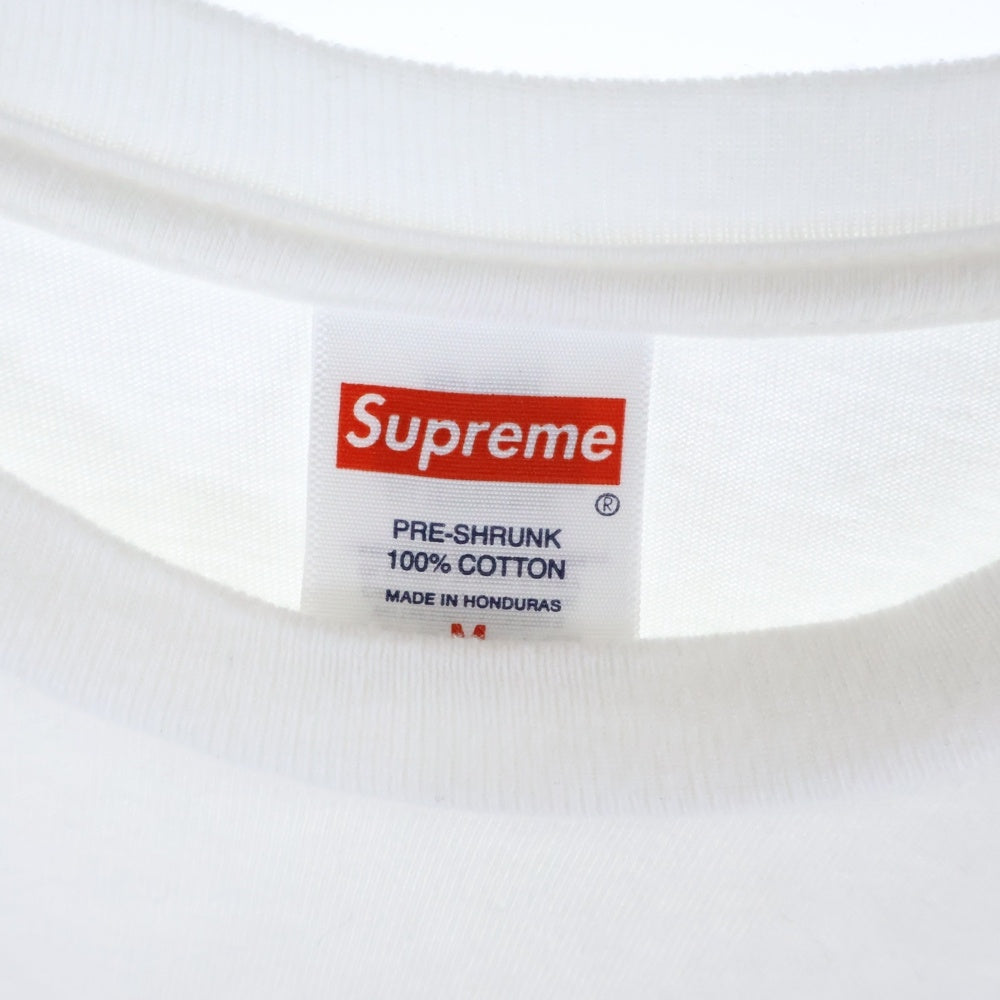 SUPREME(シュプリーム) 25SS Pancakes Tee フロント パンケーキ プリント 半袖Tシャツ カットソー ホワイト