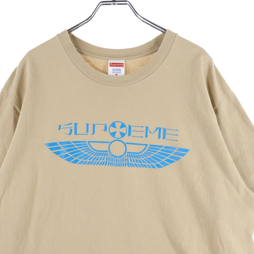 SUPREME(シュプリーム) 25SS Wings Tee フロント ウィング プリント 半袖Tシャツ カットソー カーキ