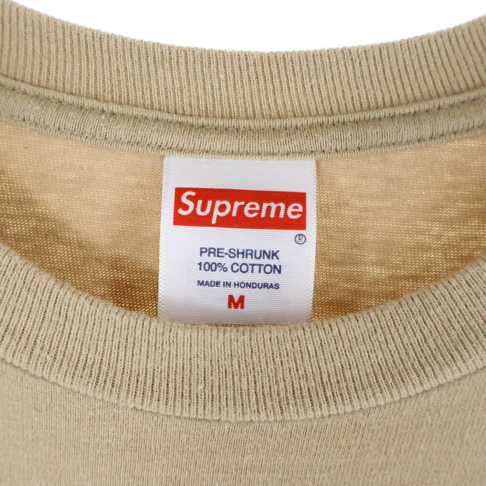 SUPREME(シュプリーム) 25SS Wings Tee フロント ウィング プリント 半袖Tシャツ カットソー カーキ