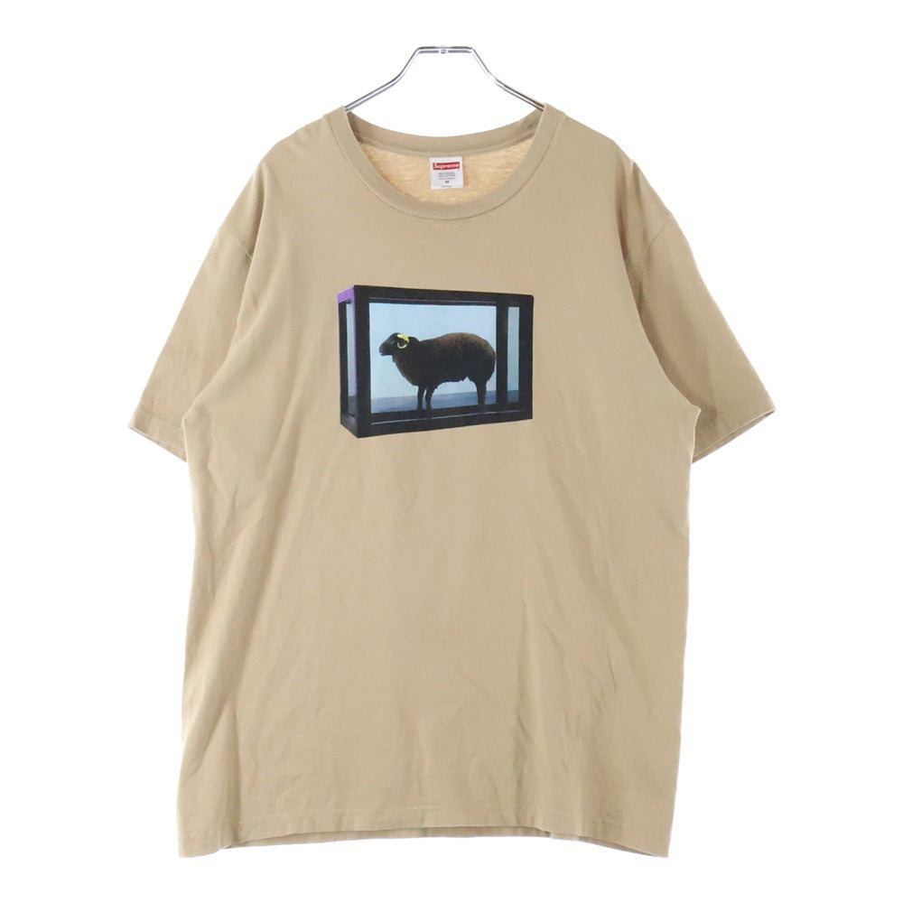 SUPREME(シュプリーム) 25SS Damien Hirst Tee ダミアン ハースト ロゴプリント 半袖Tシャツ カットソー カーキ