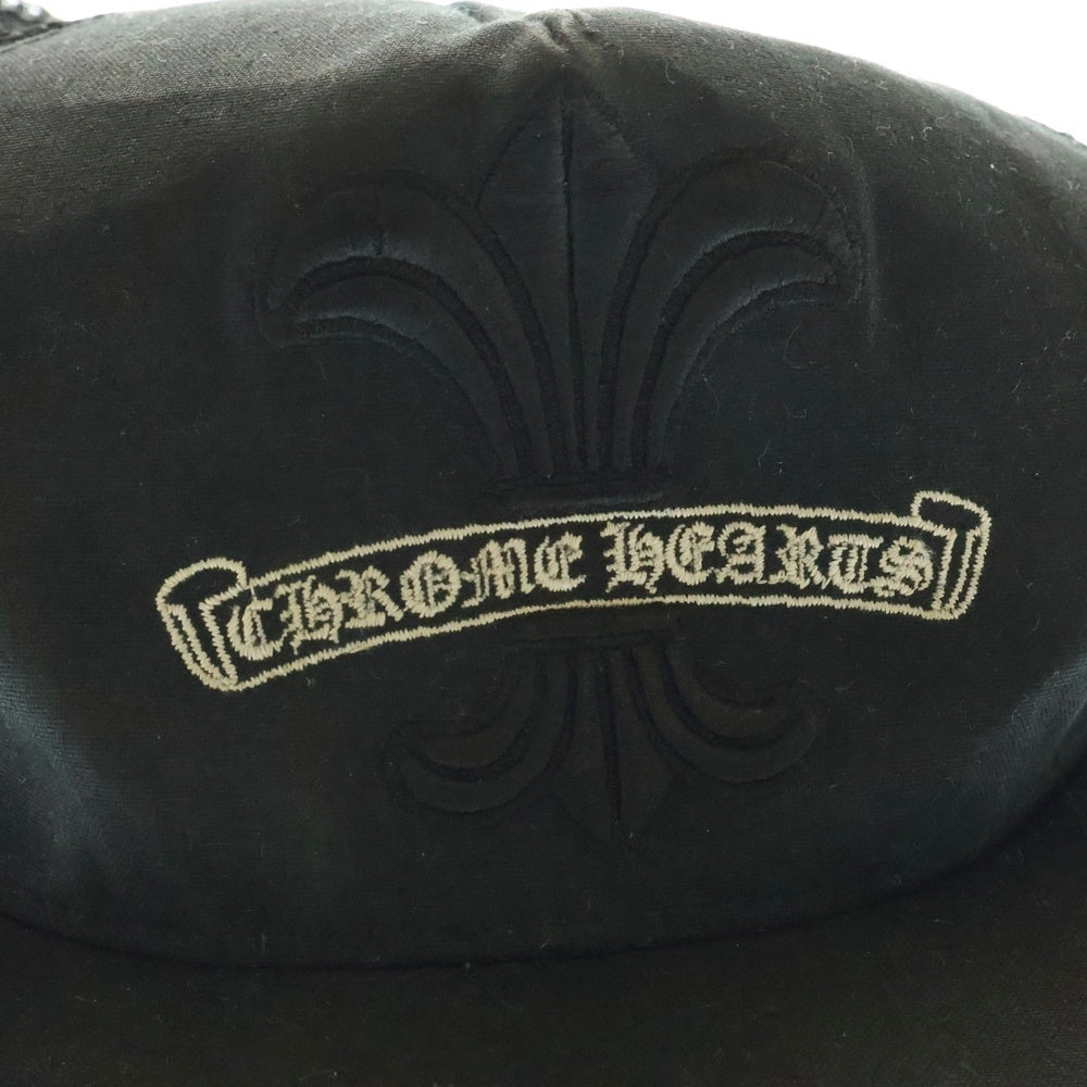 CHROME HEARTS(クロムハーツ) BS FLARE SCROLL LABEL BSフレア スクロールラベル メッシュキャップ 帽子 ブラック