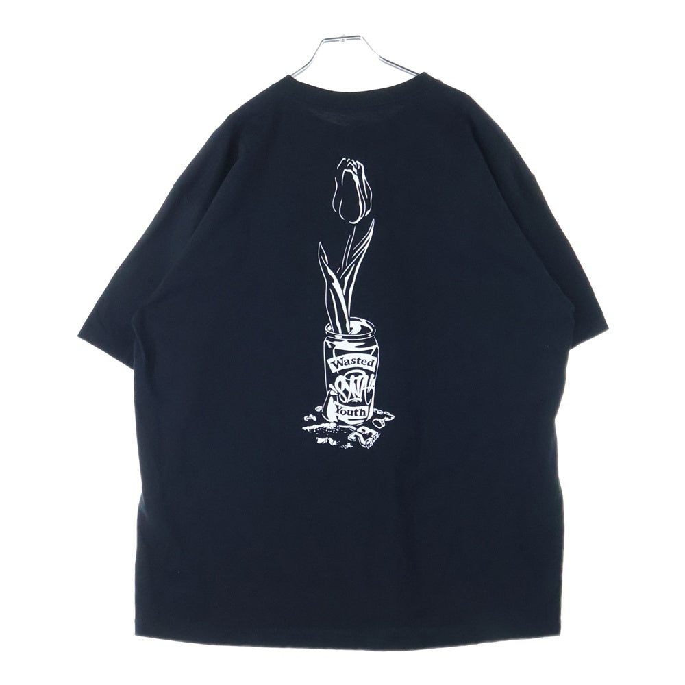 VERDY(ベルディ) ×CENTRAL CEE SYNA WORLD Wasted Youth Tee セントラルシー シナワールド 半袖Tシャツ カットソー ブラック