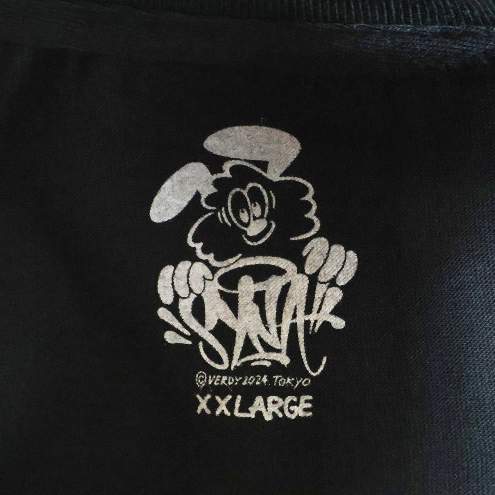 VERDY(ベルディ) ×CENTRAL CEE SYNA WORLD Wasted Youth Tee セントラルシー シナワールド 半袖Tシャツ カットソー ブラック