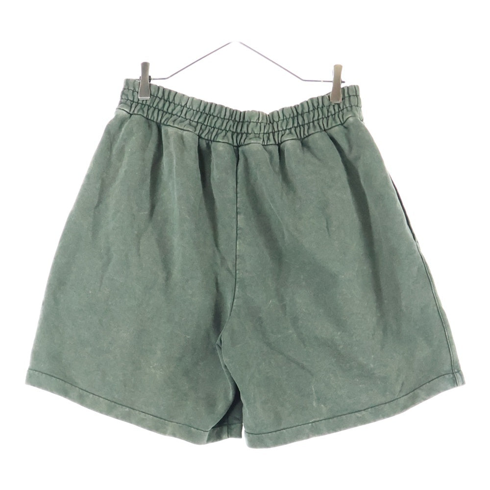 GUCCI(グッチ) Embroidered cotton basketball shorts ロゴ刺繡 コットンバスケット ショーツ ハーフパンツ グリーン