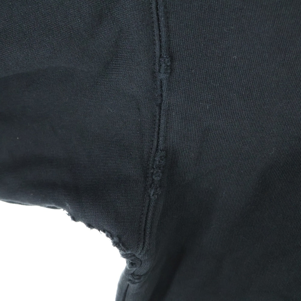 BALENCIAGA(バレンシアガ) ビーズ装飾 フロントクラウン ロゴデザイン スウェットフーディー パーカー 739024 TQVL1 ブラック