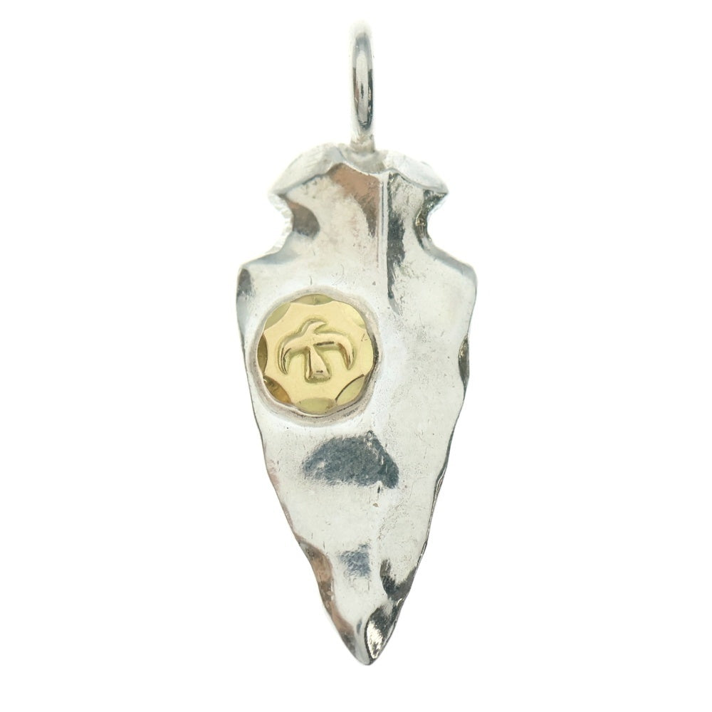 goro's(ゴローズ) メタル付き矢じり小 ペンダントトップ シルバー/ゴールド