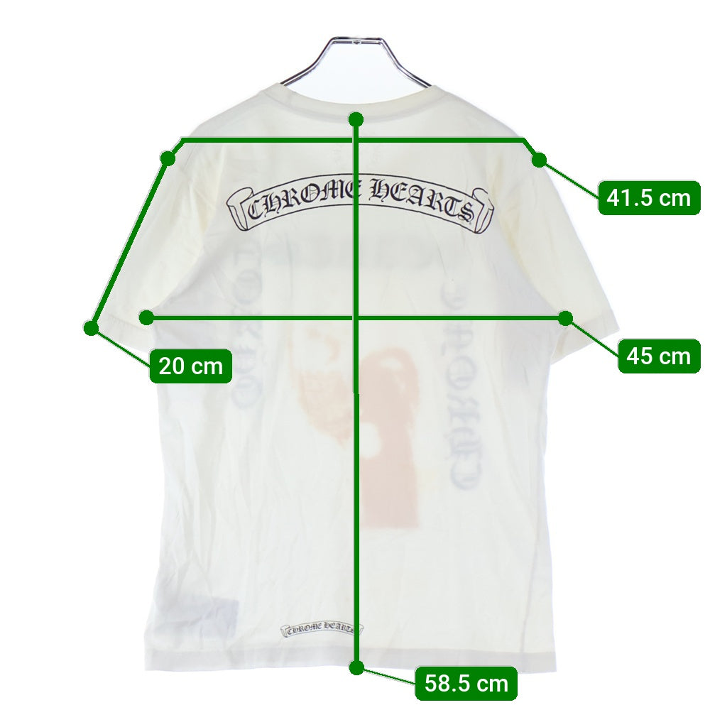 CHROME HEARTS(クロムハーツ) CH T-SHRT LTD 青山20周年リチャードプリント 半袖Tシャツ ホワイト