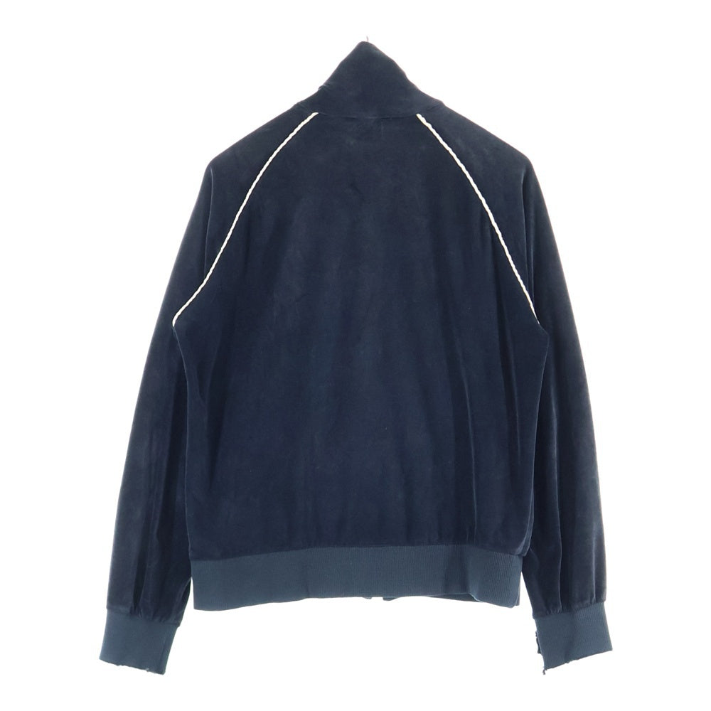 NUMBER (N)INE(ナンバーナイン) 04SS ARCHIVE DREAM期 Double Skull Track Jacket ダブルスカルベロアトラックジャケット ネイビー