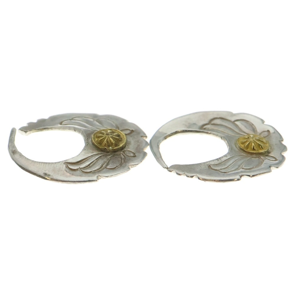 THE BINGO BROTHERS(ザ ビンゴブラザーズ) 24K 太陽モチーフ コンビピアス シルバー/ゴールド