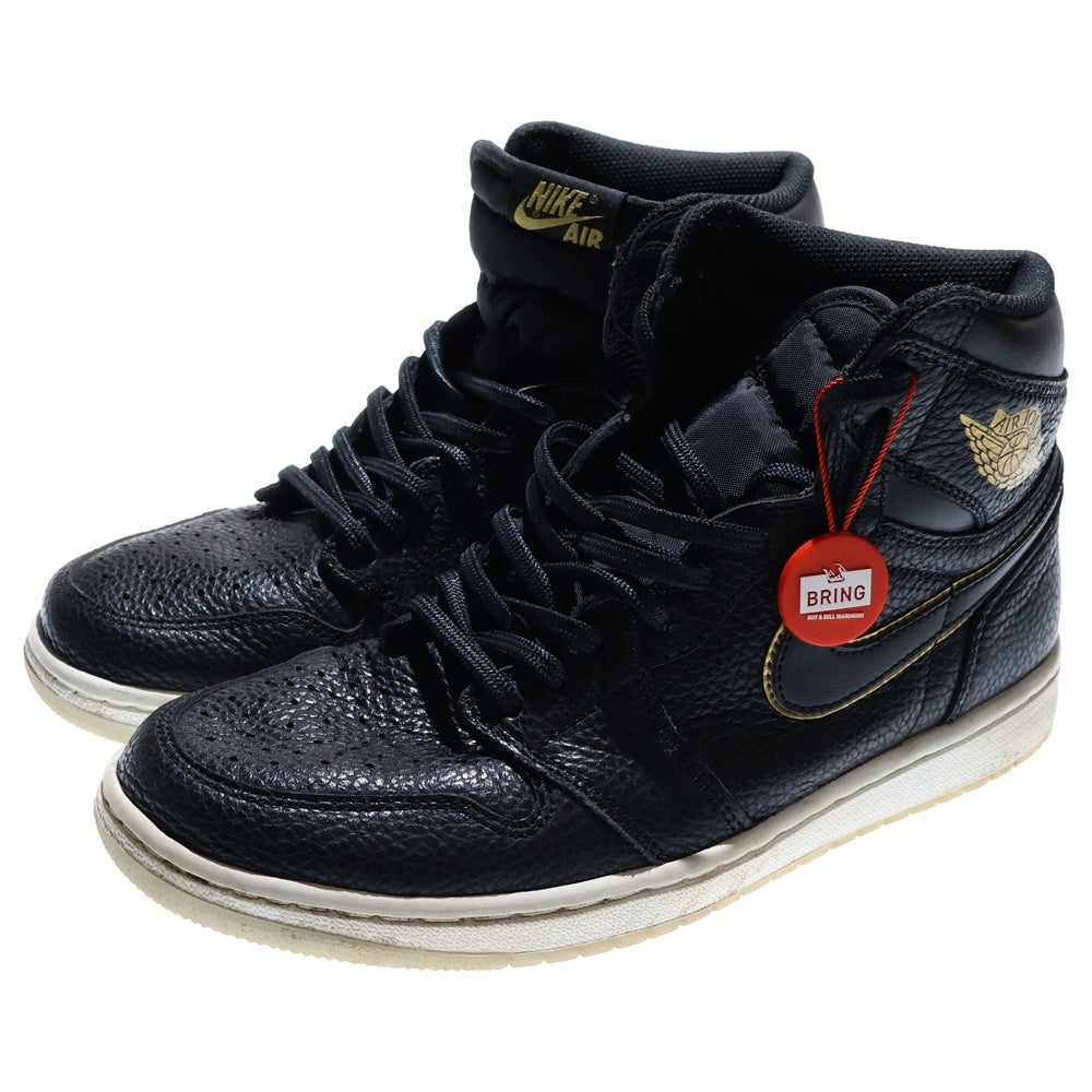 NIKE(ナイキ) AIR JORDAN 1 RETRO HIGH OG 555088-031 エアジョーダン 1 レトロ シティー オブ フライト ハイカットスニーカー ブラック US9.5/27.5cm