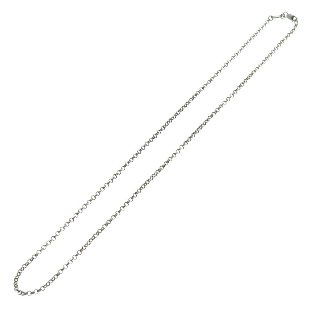 CHROME HEARTS(クロムハーツ) NECKCHAIN R18 ロールチェーンネックレス 18inch シルバー BCA083