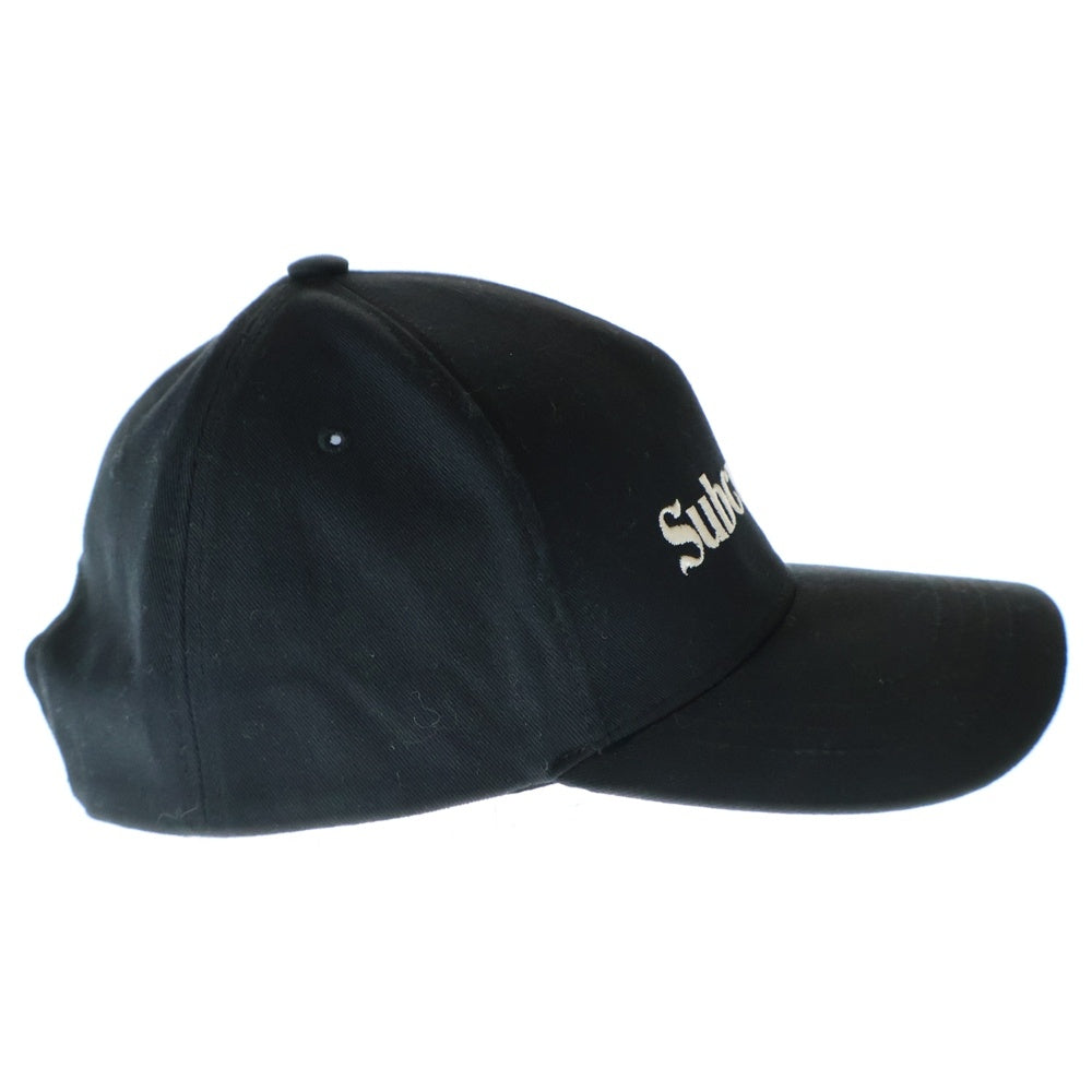 SUBCULTURE(サブカルチャー) 6Panel Logo Cap フロントロゴ キャップ 帽子 ブラック